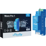 Shelly wave pro 1 relæ (blå)