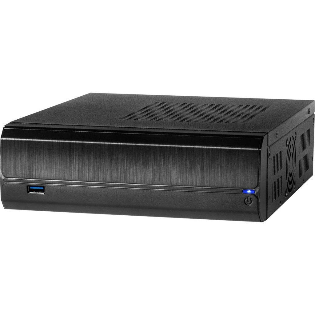Inter-tech JX-500 HTPC-hus (sort | 1x USB-A)