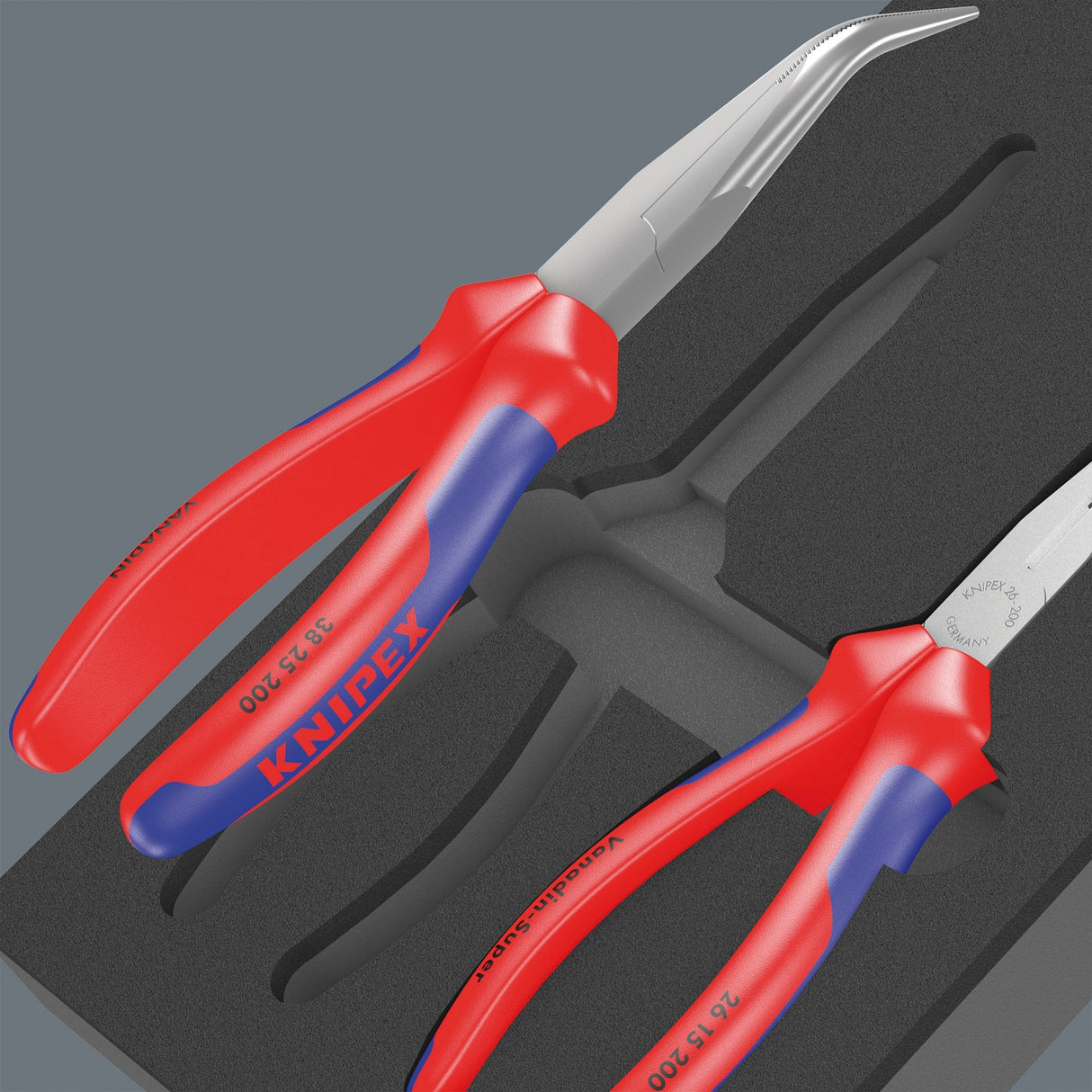 Wera 9781 skumgummi indsats med Knipex tang sæt 2, 3-delt - 05150181001