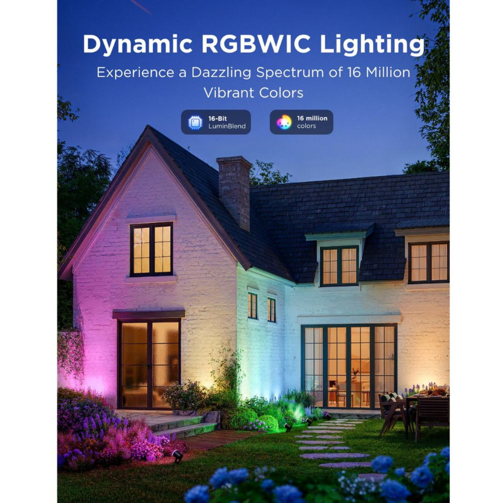 Govee smarte udendørs spotlights betyder noget rgbicww - 2-pack havespots