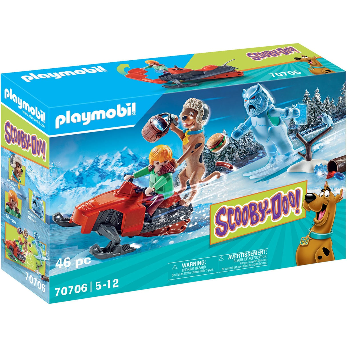 Playmobil Scooby Doo! - eventyr med byggelegetøj i snespøgelse (70706)