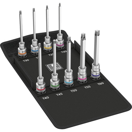 Wera 8767 HMC HF 3 Zyklop bit fatningssæt Torx bit sæt (9 dele)