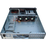 Inter-tech 2u-2098-sl rackhus (sort | 2x USB-A)