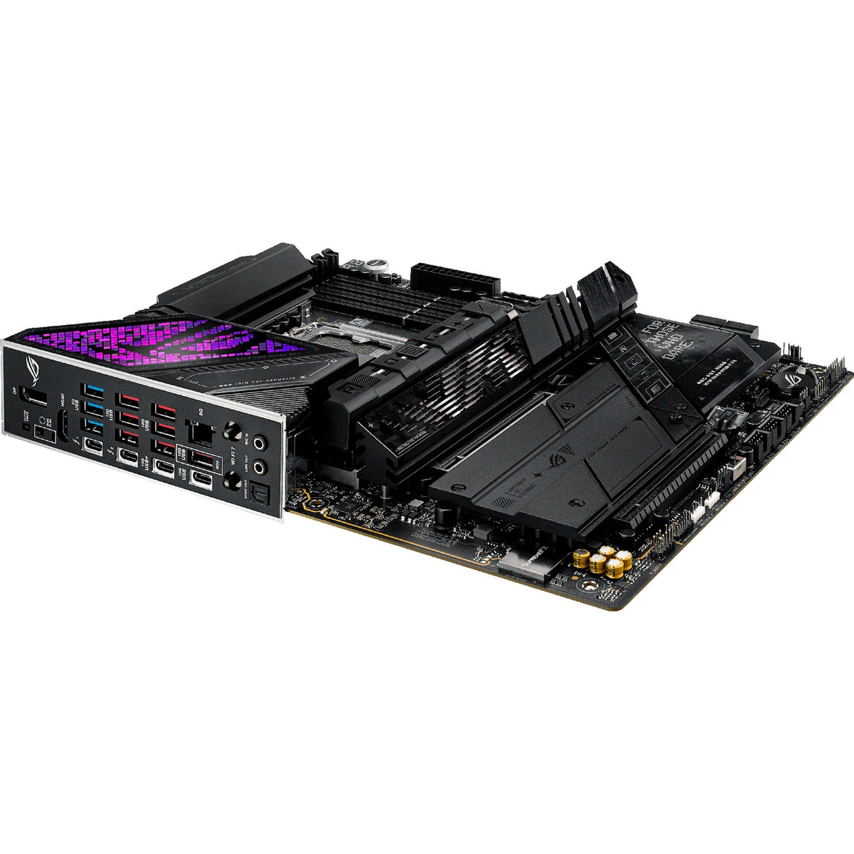 Asus ROG Strix Z890-E Gaming WiFi Socket 1851 bundkort (sort, RAID, 5GB-LAN, WiFi 7, BT, lyd, ATX)