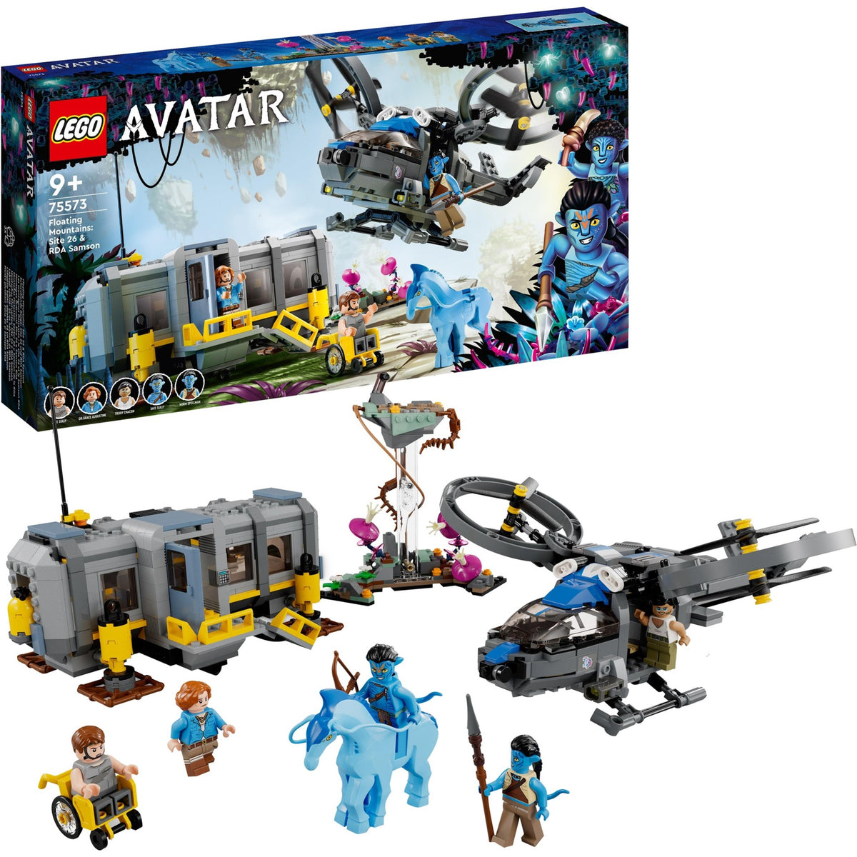 Lego avatar - flydende bjerge: site 26 rda samson byggelegetøj (75573)