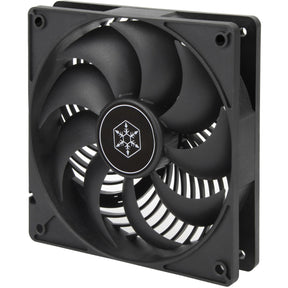 Silverstone air penetrator 120i case ventilator (sort, 120 x 120 x 25 mm)