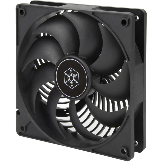 Silverstone air penetrator 120i case ventilator (sort, 120 x 120 x 25 mm)
