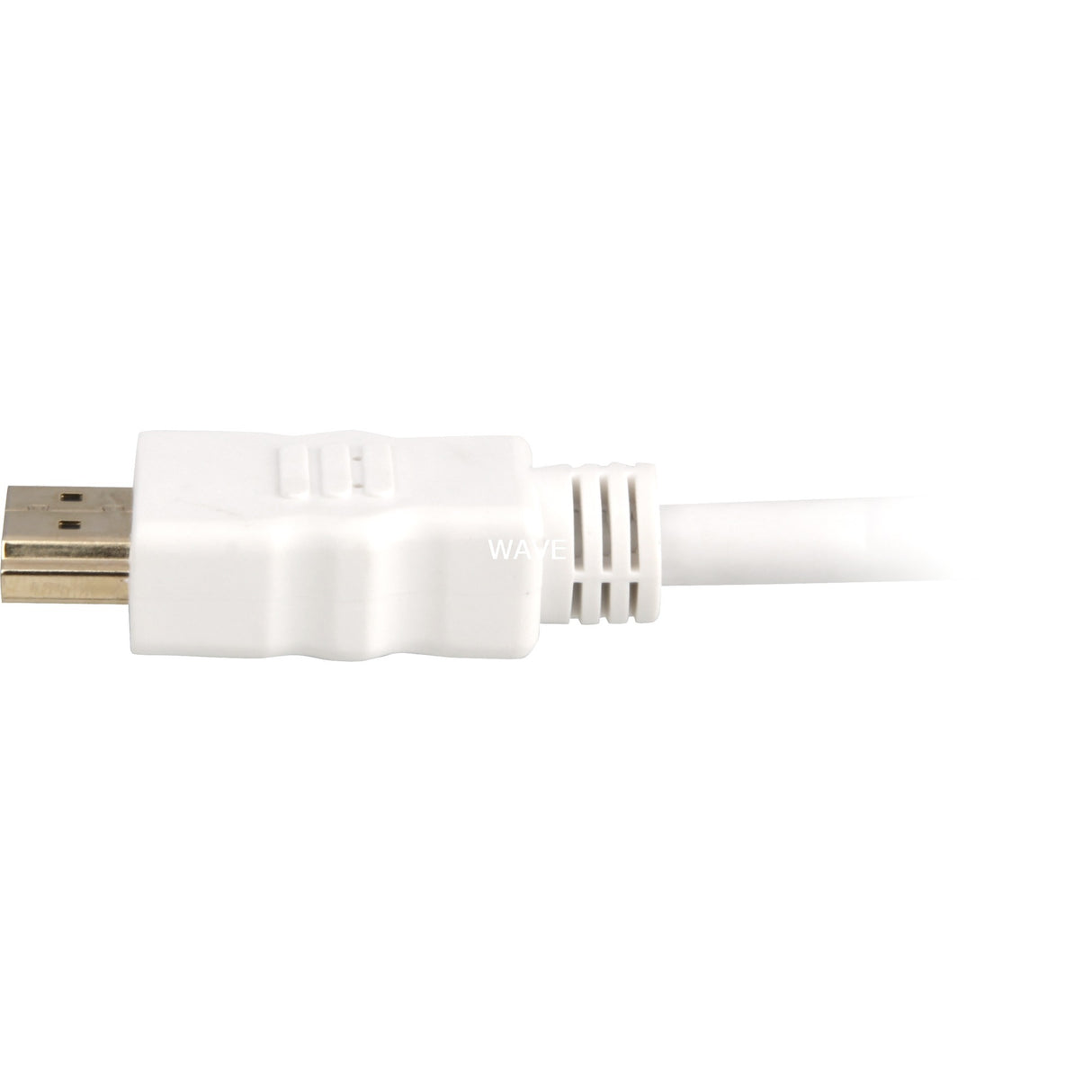 Sharkoon højhastigheds HDMI-kabel med Ethernet (hvid, 1 meter, 4k, forgyldt)