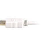 Sharkoon højhastigheds HDMI-kabel med Ethernet (hvid, 1 meter, 4k, forgyldt)