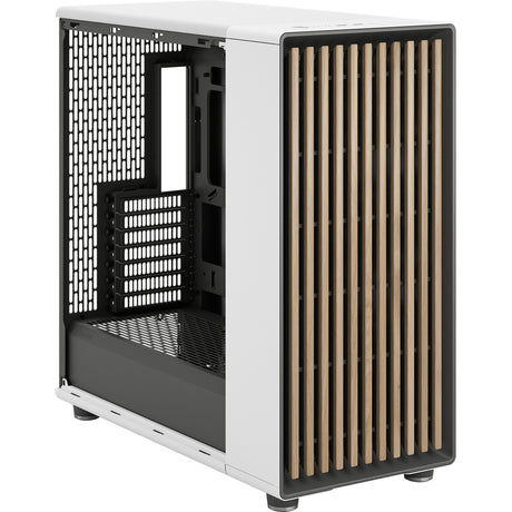 Fractal Design North XL RC Chalk White TG Clear Midi Tower Housing (hvid træfarve | 2x USB-A | 1x USB-C | hærdet glas)