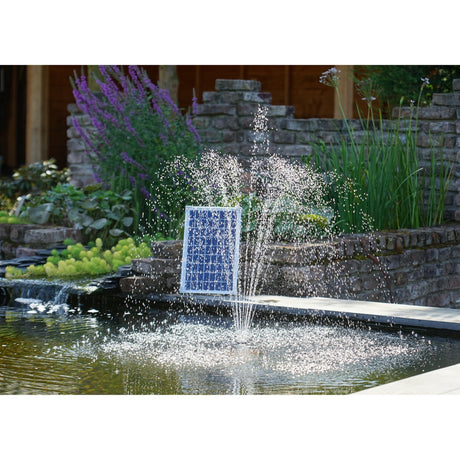 Ubbink solarmax 2500 batteripumpe (sort, inkl. solpanel, pumpe og batteri)
