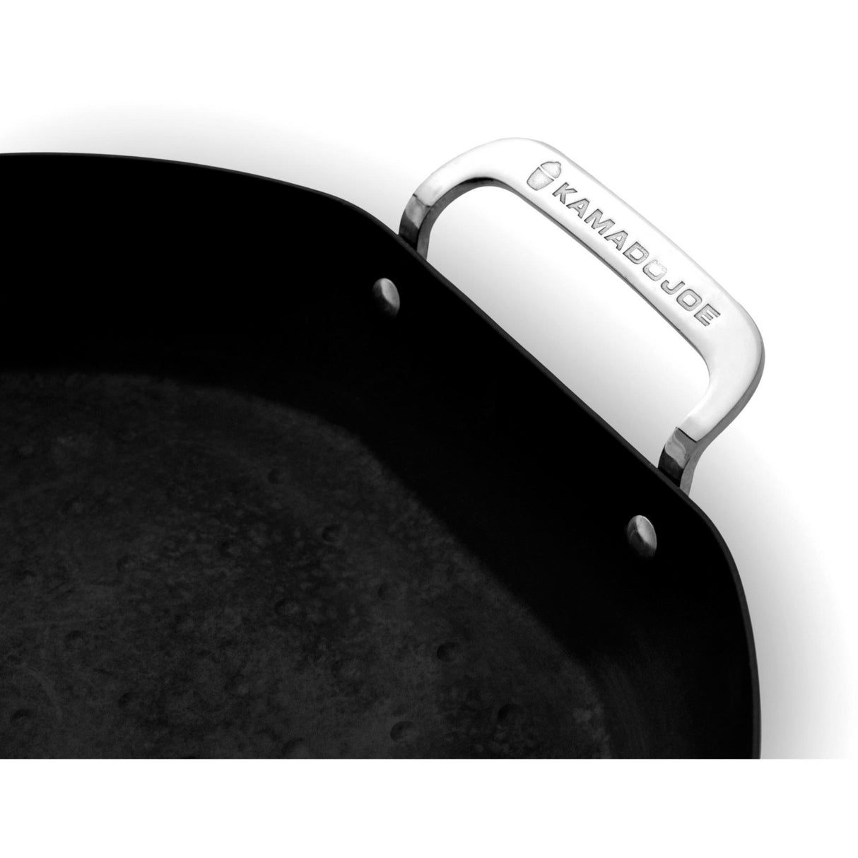 Kamado joe carbon steel paella pande stegepande