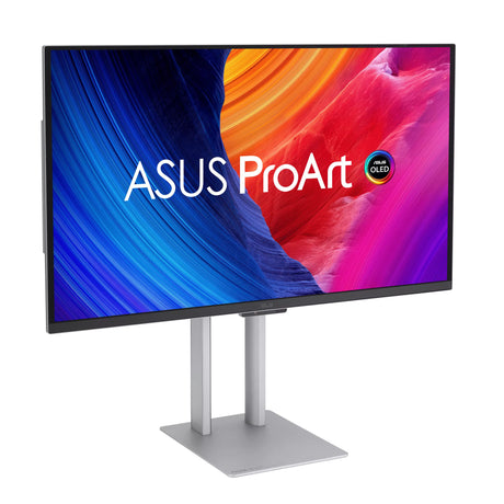 Asus proart-skærm pa27ucdmr 26.5 4k uhd-skærm (sølv, hdmi, displayport, usb-a, usb-c, 2x thunderbolt 4)
