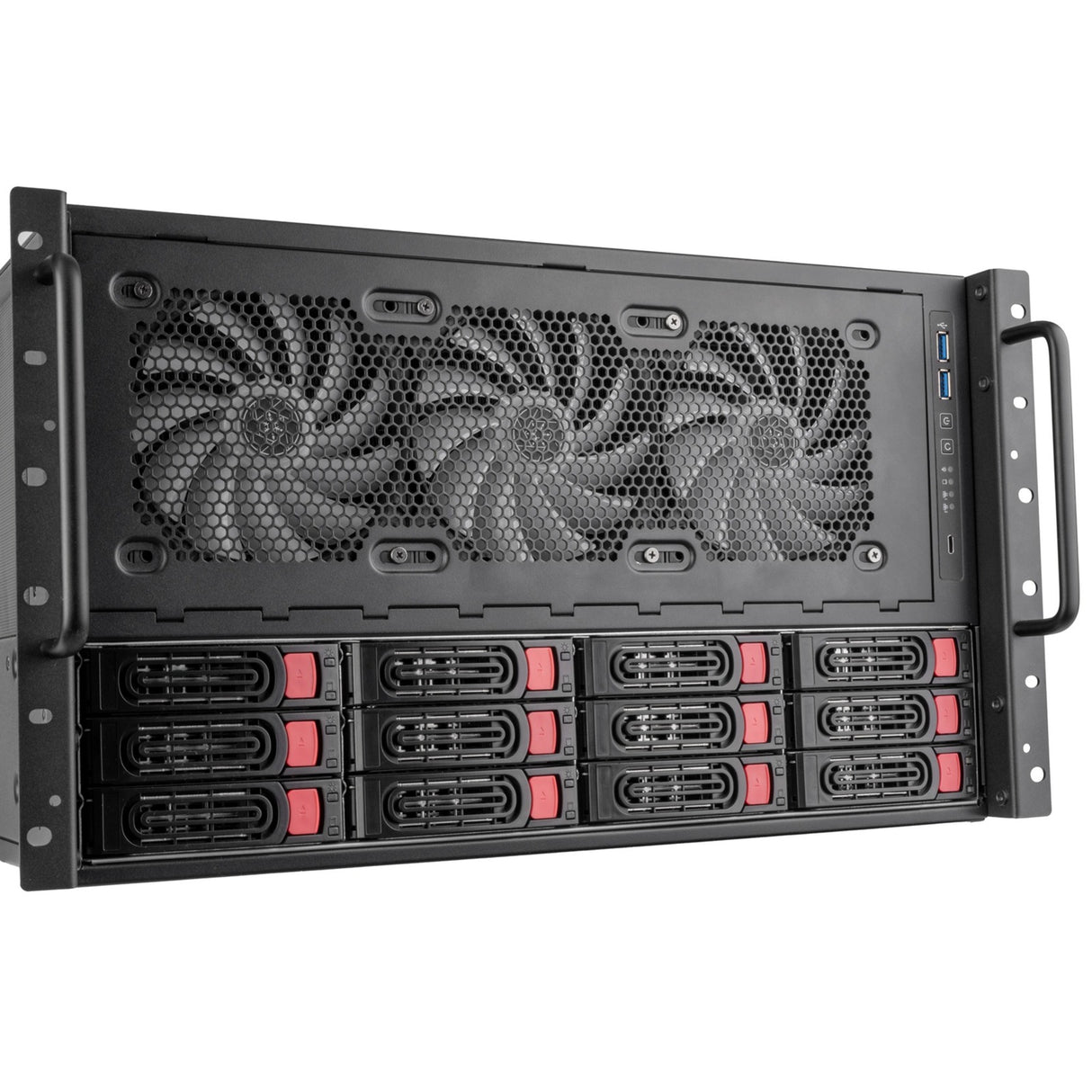 Silverstone rm61-312, rack, serverkabinet (sort | 6u)