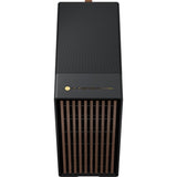 Fractal design nord midi tårnhus (sort træ farve | 2x USB-A | 1x USB-C | hærdet glas)