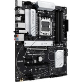 Asus Prime B650-Plus WiFi Socket AM5 bundkort (sort sølv, RAID, 2,5 GB-LAN, WiFi 6e, BT 5.3, lyd, ATX)