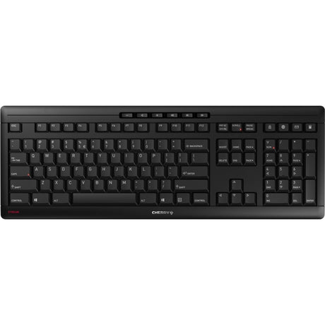 Cherry stream desktop trådløst skrivebordssæt (sort, eu-layout (qwerty), sx sakseteknologi, 100 %, 1000 - 2400 dpi)