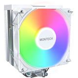 Montech nx400 argb CPU-køler (hvid, 4-benet PWM)