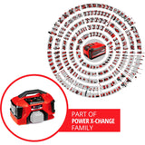 Einhell batterikompressor pressito 18 21 li solo - power