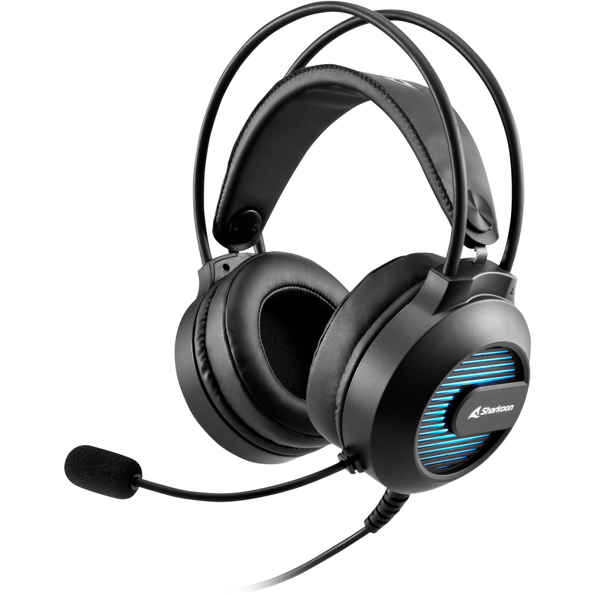 Sharkoon skiller sgh20 over-ear gaming headset (sort, pc, PlayStation 5)