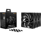 Vær stille! pure wings 3 højhastigheds ventilatorer (sort, 3 stk, 120 x 120 x 25 mm, pwm)