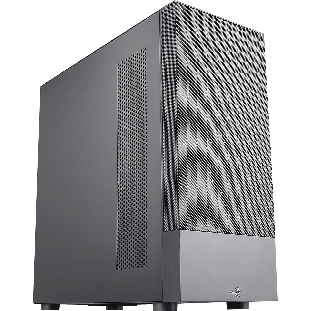 Aerocool cipher s-bk-v1 midi tårnhus (sort | 3x USB-A)