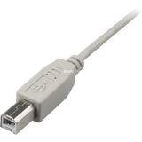 Sharkoon USB-A 2.0 > USB-B-kabel (grå, 0,5 meter)