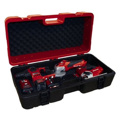 Einhell etui e-box l70 35 - til universal opbevaring - max. bæreevne: 50 kg - blødt skumbetræk - stænksikkert design - ergonomisk håndtag