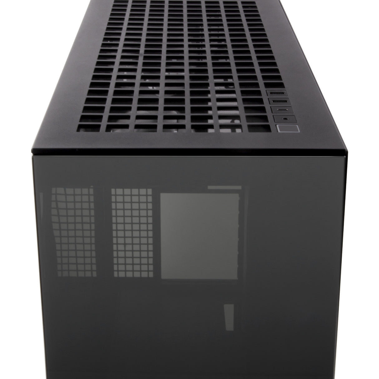 Arctic xtender midi tårnhus (sort (mat) | 2x USB-A | 1x USB-C | RGB | hærdet glas)