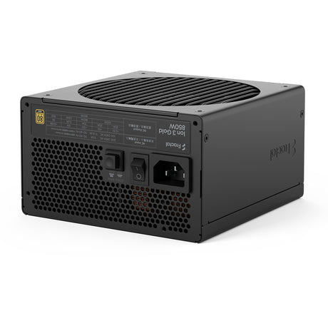 Fractal design ion gold 3 modulaire 850 watt voeding (zwart, 1x 12v-2x6, 3x pcie)