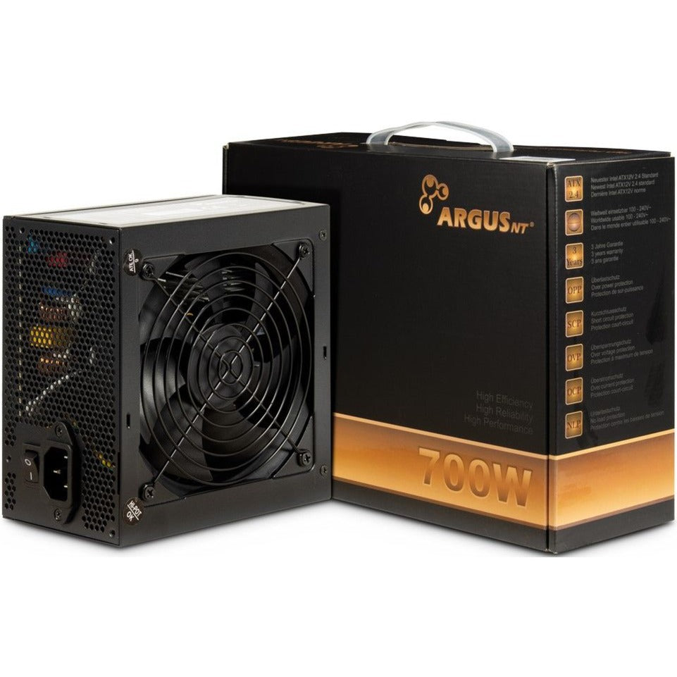 Inter-tech argus bps-700, 700 watt strømforsyning (sort, 4x pcie)
