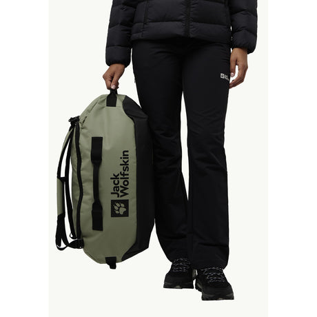 Jack wolfskin all-in duffel 35 rygsæk (lysegrøn, 35 liter)