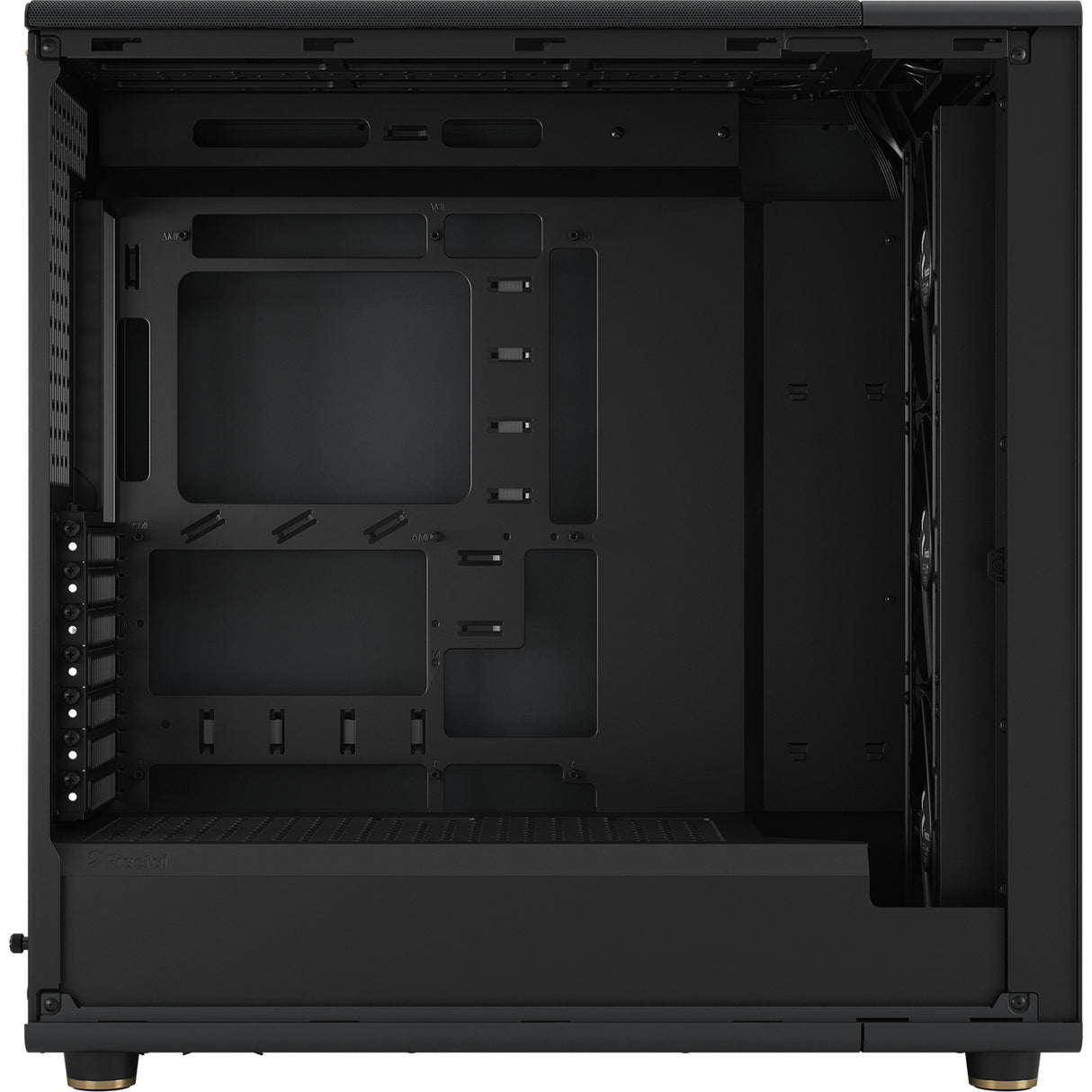 Fractal Design North XL RC Charcoal Black TG Dark Midi Tower Housing (sort træfarve | 2x USB-A | 1x USB-C | hærdet glas)