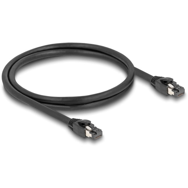 Delock netværkskabel s ftp, rj-45 med kat.8.1 (sort, 1 meter)