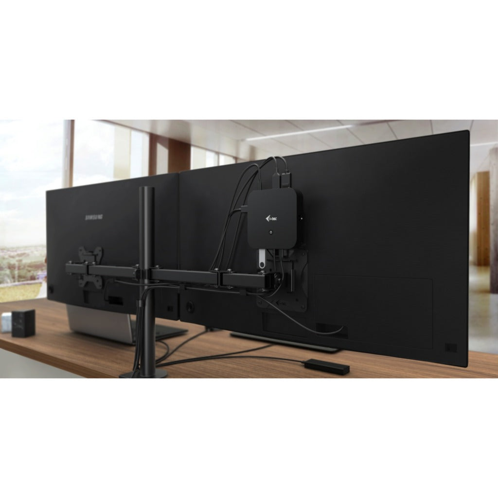I-tec USB-C HDMI DP dockingstation med strømforsyning 100 W (sort)