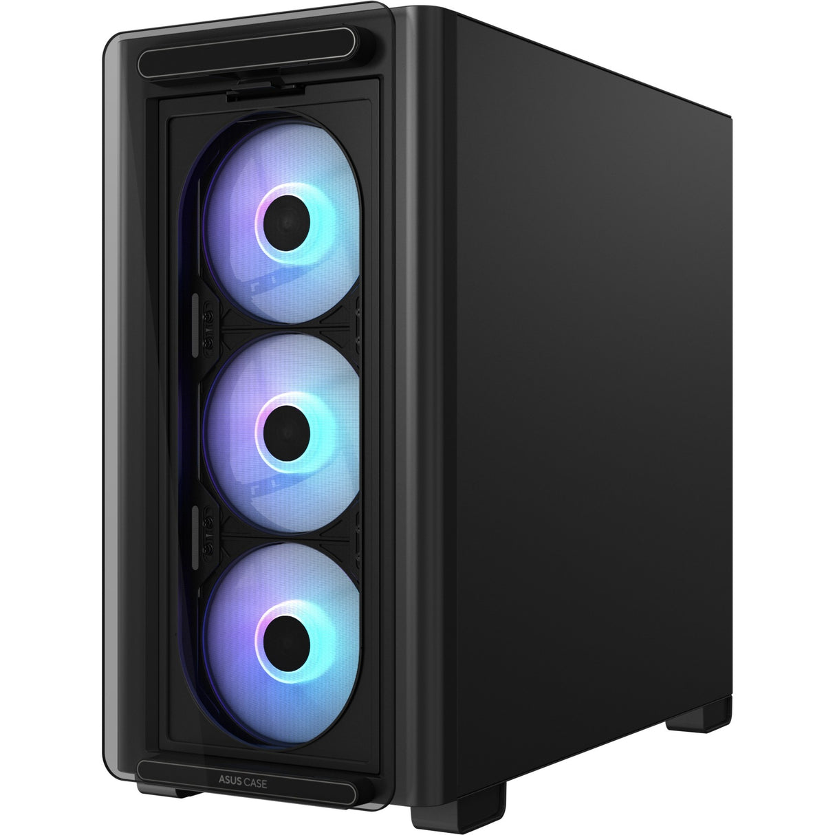 Asus a23 plus mini tårnetui (sort | 2x USB-A | 1x USB-C | RGB | hærdet glas)