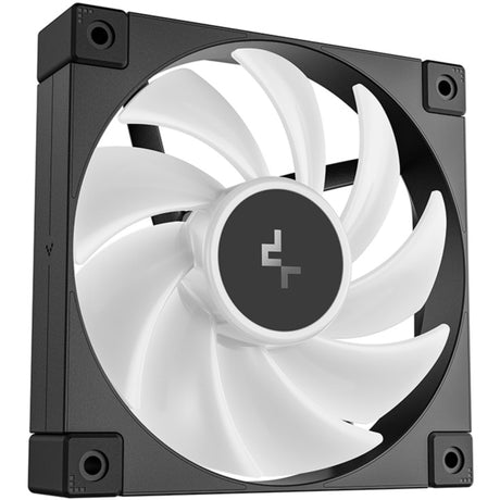 Deepcool fd12 argb kabinet blæsere (sort, 3 stk, 120 x 120 x 25 mm, pwm, 3 stk, 4-benet pwm ventilatorstik)