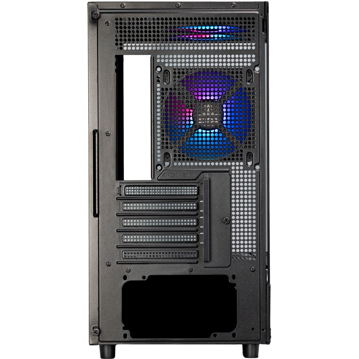 Silverstone lucid 04 mini tårnhus (sort | 2x USB-A | 1x USB-C | RGB | hærdet glas)