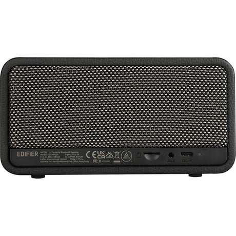 Edifier MP230 retro Bluetooth højttaler (sort, Bluetooth, microSD, AUX, USB-C)