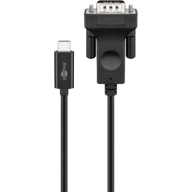 Goobay USB-C til VGA adapterkabel (sort, 1,8 meter)