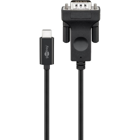 Goobay USB-C til VGA adapterkabel (sort, 1,8 meter)