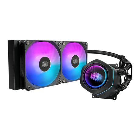 Cooler master masterliquid core nex 240 sort vandkøling (sort, argb)