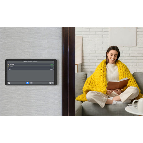 Shelly wall display x2i kontrolpanel (sort, touchscreen, Wi-Fi 6, Bluetooth 5.4)