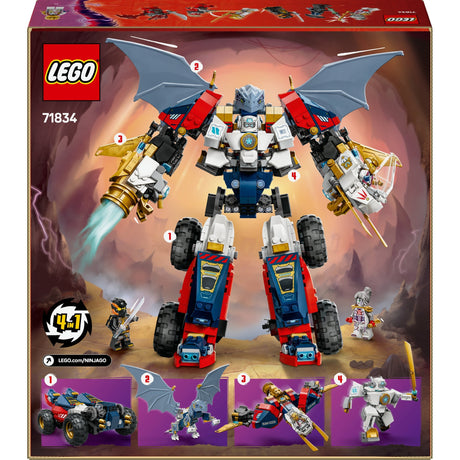 Lego ninjago 71834 zanes ultra combo mek