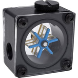 Alphacool eisflügel flowindikator g1 4 kvadrat flowmeter (sort)
