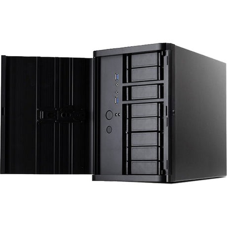 Silverstone sst-ds380b mini tårnhus (sort | 2x USB-A)