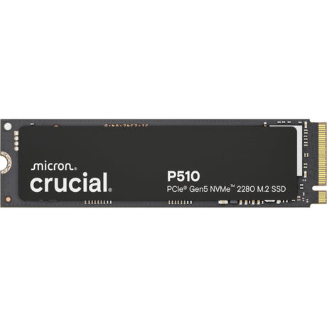 Crucial p510 1 tb ssd (zwart, ct1000p510ssd8, pcie 5.0)