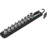 Wera belt a 1 zyklop topnøgle (sort, 10-delt, med holdefunktion, med 1 4-drev)
