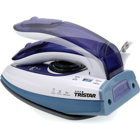 Tristar ST-8152 rejsestrygejern dampstrygejern (hvid blå)