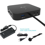 I-tec USB-C HDMI DP dockingstation med strømforsyning 100 W (sort)